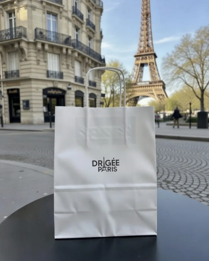 Sac Dragée Paris devant la tour Eiffel